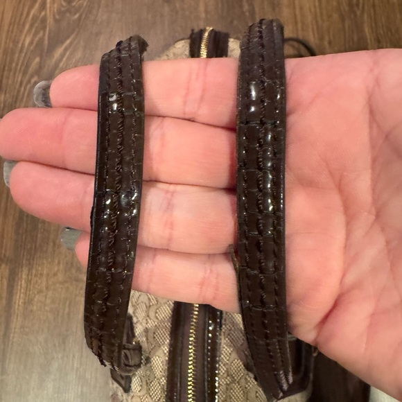 Coach Signature C Oxford Satchel Handbag Purse - Picture 7 of 13